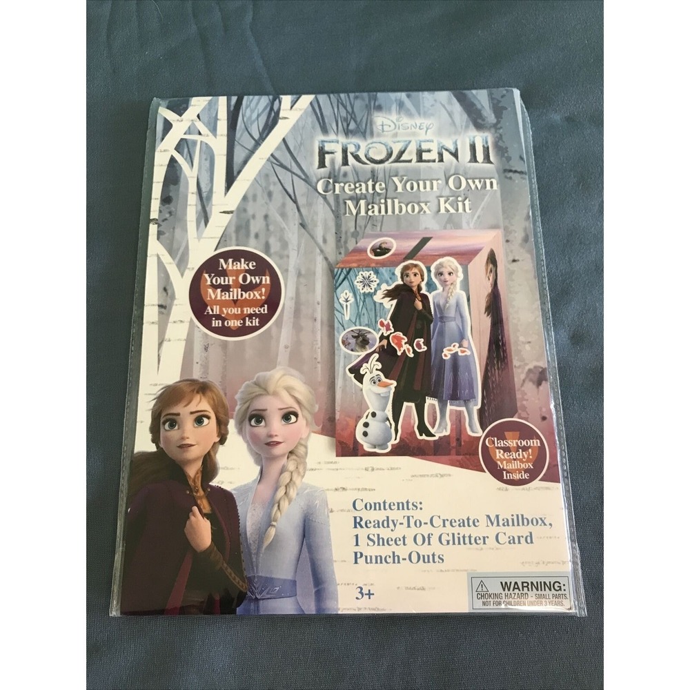 Disney's FROZEN II Create Your Own Mail Box Kit Party Valentines Play